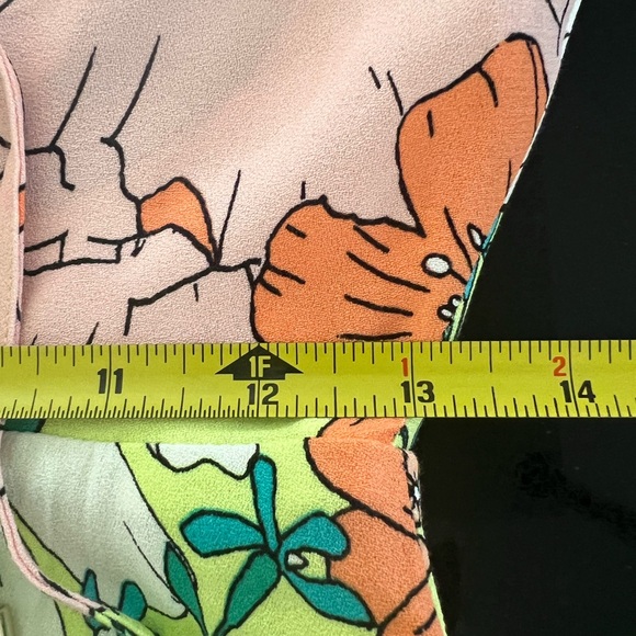 Revolve X AFRM Spring Lime Bouquet Floral Dolly Off The Shoulder Mini Dress | M - Picture 10 of 16